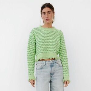 Zara green sweater size M